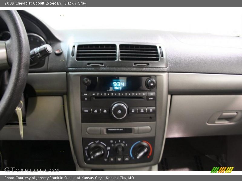 Black / Gray 2009 Chevrolet Cobalt LS Sedan