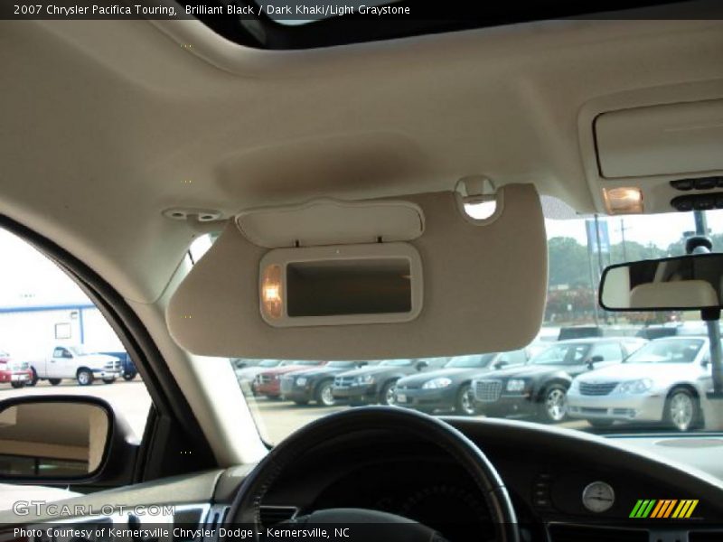 Brilliant Black / Dark Khaki/Light Graystone 2007 Chrysler Pacifica Touring