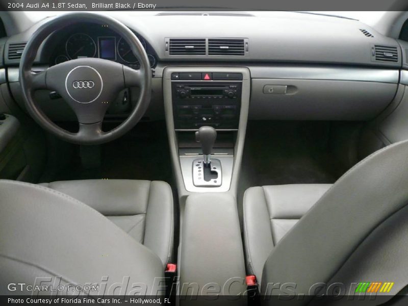 Brilliant Black / Ebony 2004 Audi A4 1.8T Sedan