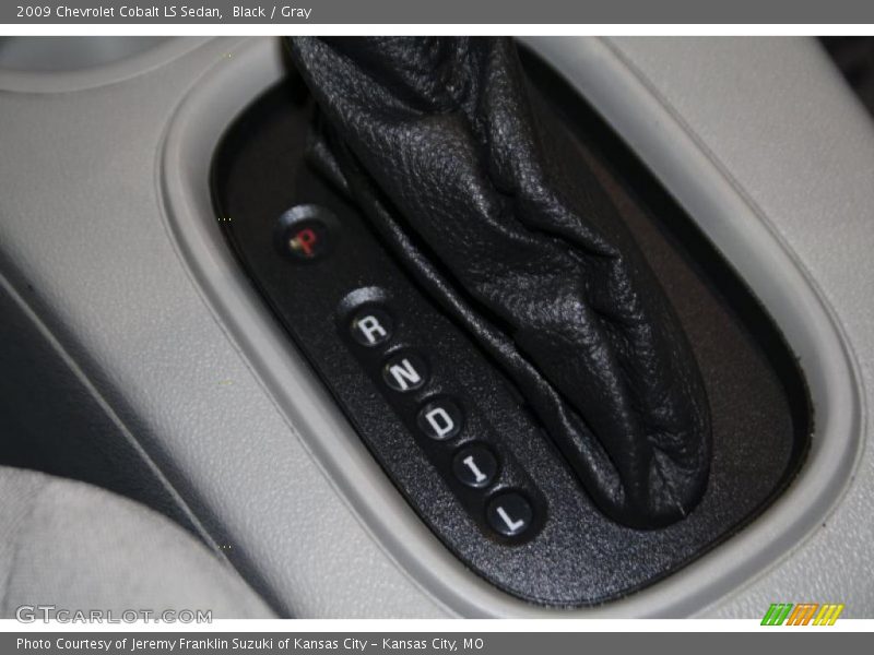 Black / Gray 2009 Chevrolet Cobalt LS Sedan