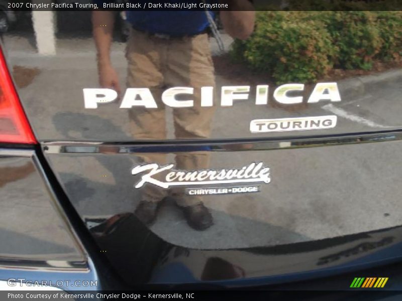 Brilliant Black / Dark Khaki/Light Graystone 2007 Chrysler Pacifica Touring