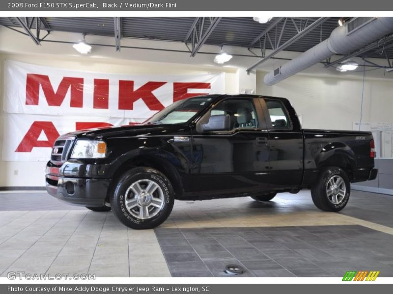 Black / Medium/Dark Flint 2008 Ford F150 STX SuperCab