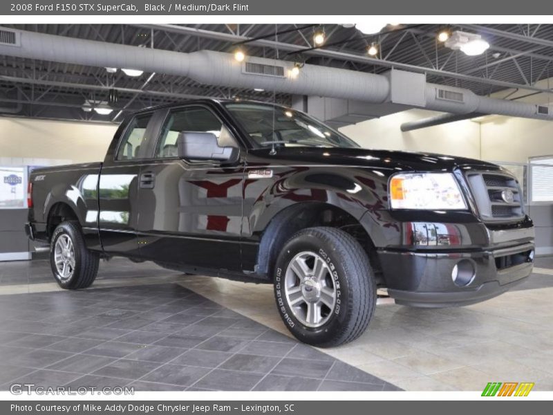 Black / Medium/Dark Flint 2008 Ford F150 STX SuperCab