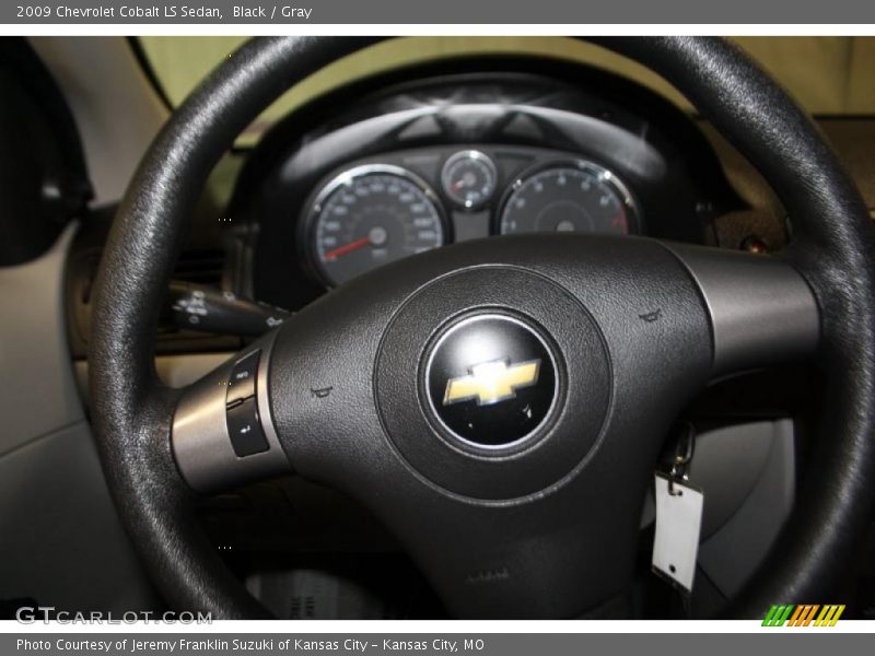 Black / Gray 2009 Chevrolet Cobalt LS Sedan