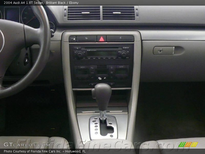 Brilliant Black / Ebony 2004 Audi A4 1.8T Sedan