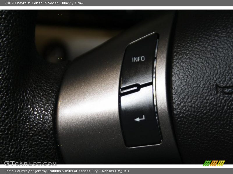 Black / Gray 2009 Chevrolet Cobalt LS Sedan