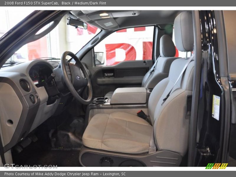 Black / Medium/Dark Flint 2008 Ford F150 STX SuperCab