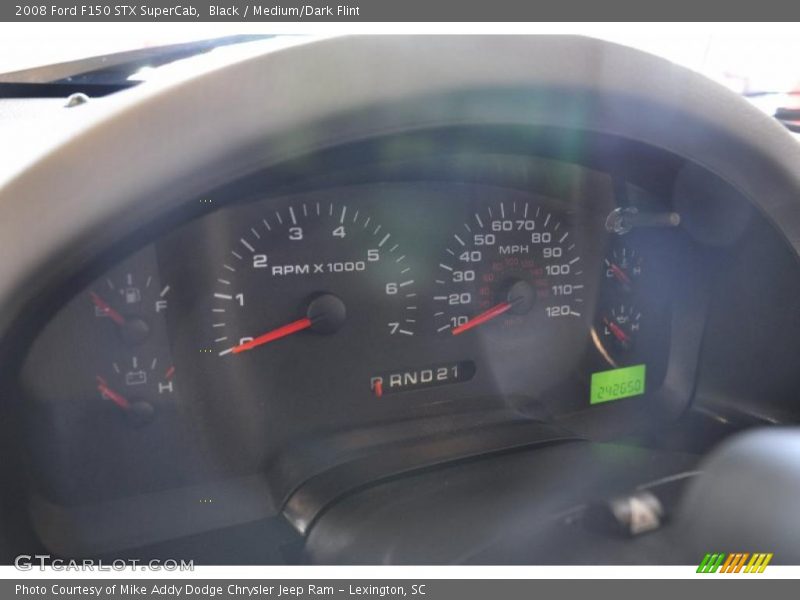 Black / Medium/Dark Flint 2008 Ford F150 STX SuperCab
