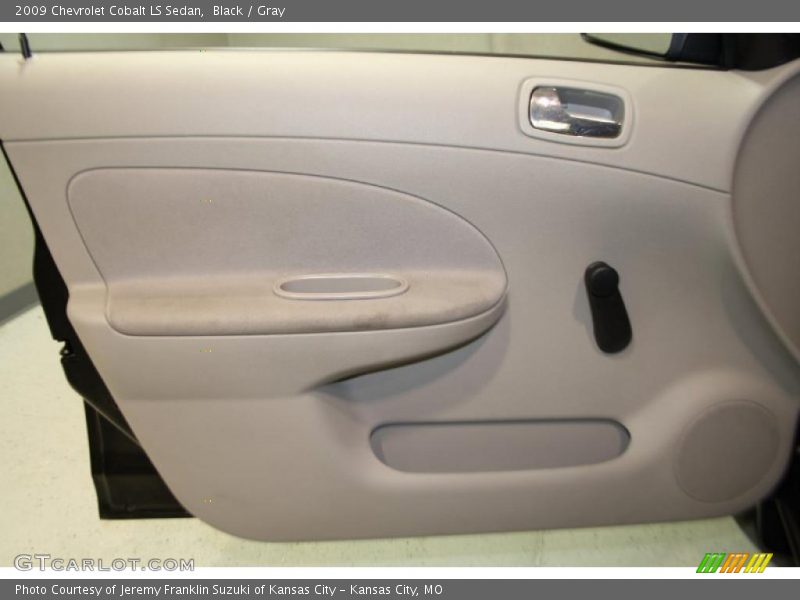 Black / Gray 2009 Chevrolet Cobalt LS Sedan