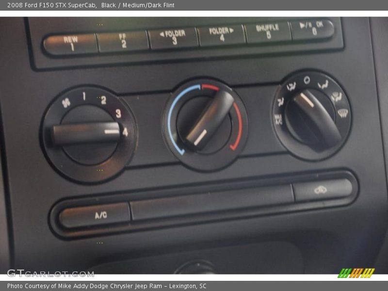 Black / Medium/Dark Flint 2008 Ford F150 STX SuperCab