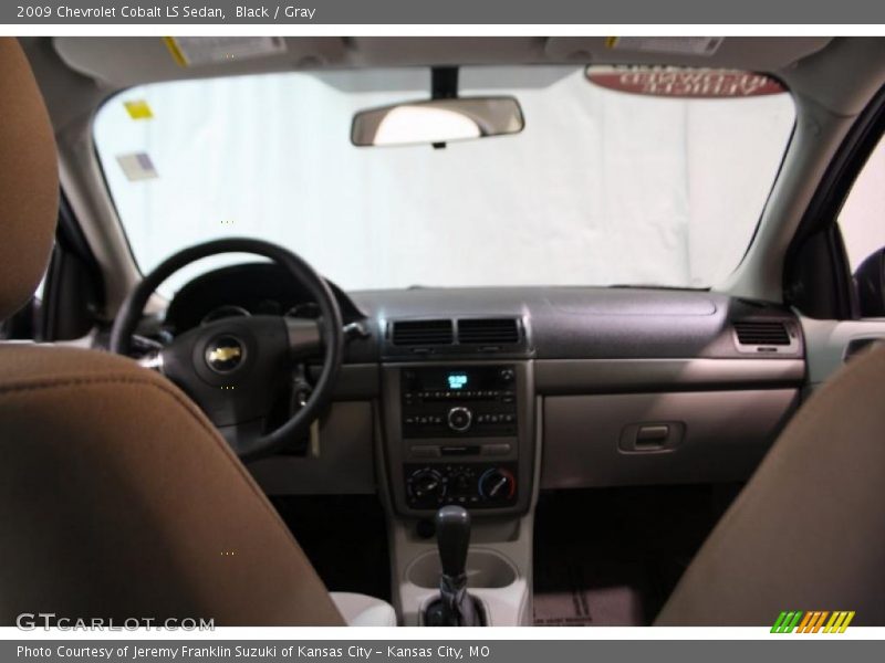 Black / Gray 2009 Chevrolet Cobalt LS Sedan