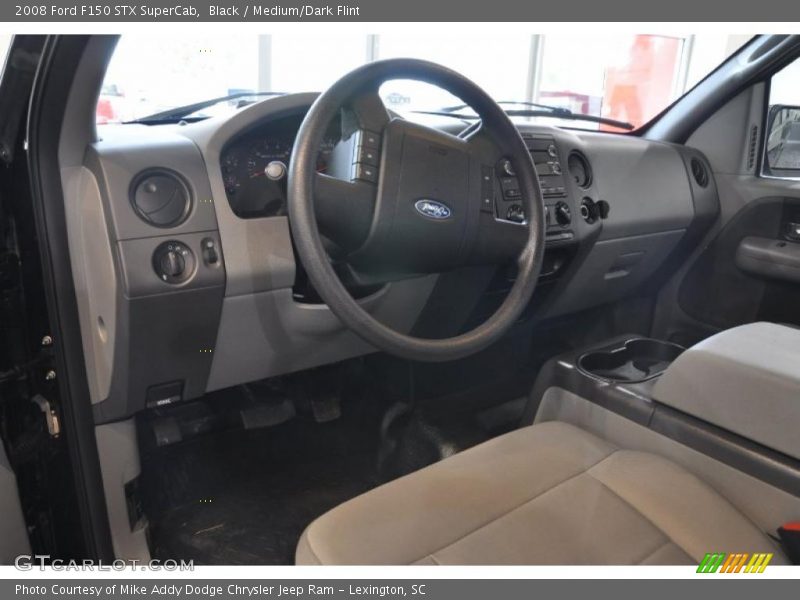 Black / Medium/Dark Flint 2008 Ford F150 STX SuperCab