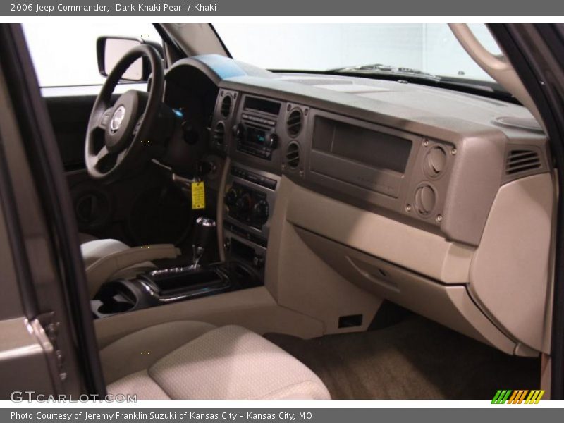 Dark Khaki Pearl / Khaki 2006 Jeep Commander