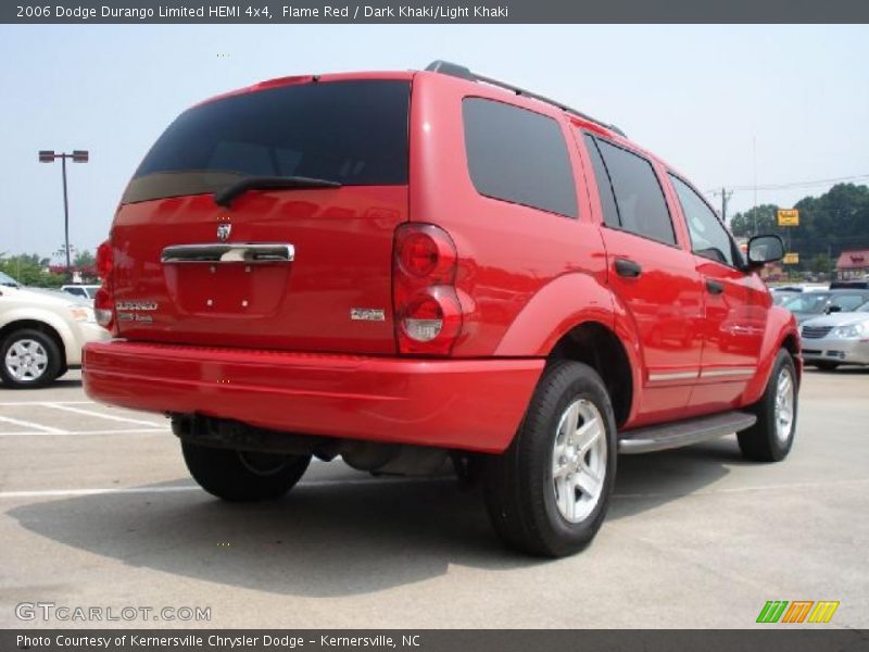 Flame Red / Dark Khaki/Light Khaki 2006 Dodge Durango Limited HEMI 4x4