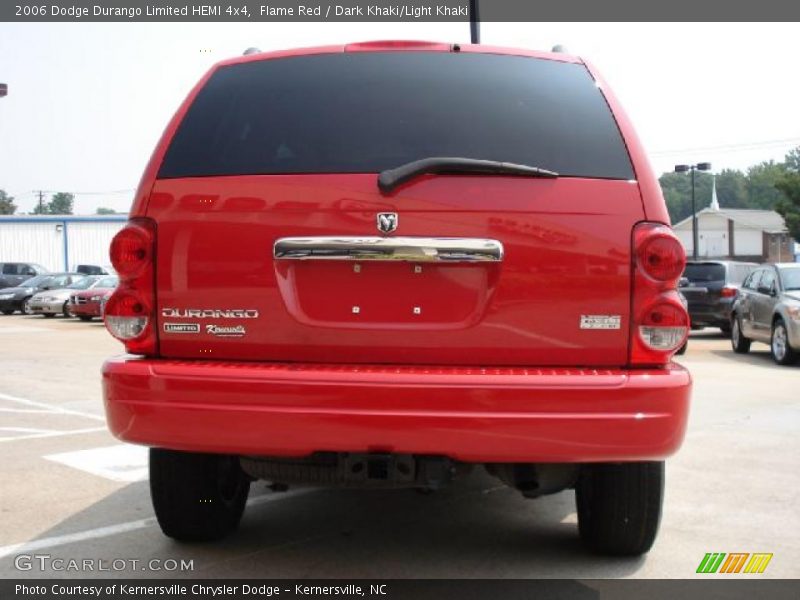 Flame Red / Dark Khaki/Light Khaki 2006 Dodge Durango Limited HEMI 4x4