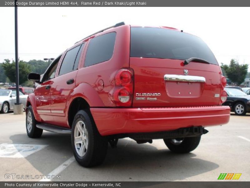 Flame Red / Dark Khaki/Light Khaki 2006 Dodge Durango Limited HEMI 4x4