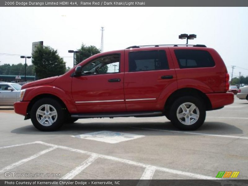Flame Red / Dark Khaki/Light Khaki 2006 Dodge Durango Limited HEMI 4x4