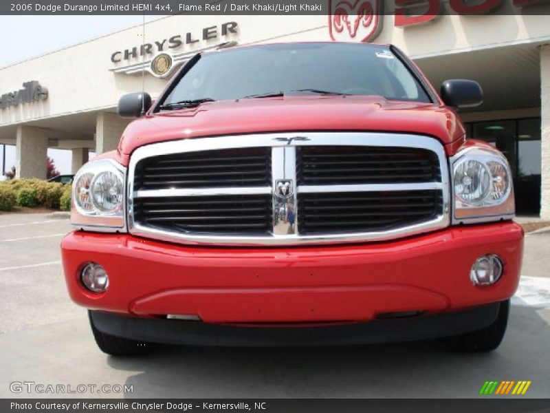 Flame Red / Dark Khaki/Light Khaki 2006 Dodge Durango Limited HEMI 4x4