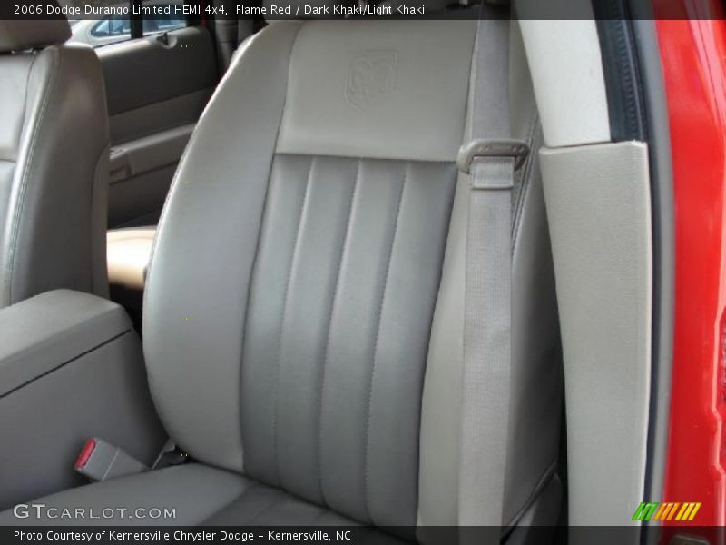 Flame Red / Dark Khaki/Light Khaki 2006 Dodge Durango Limited HEMI 4x4