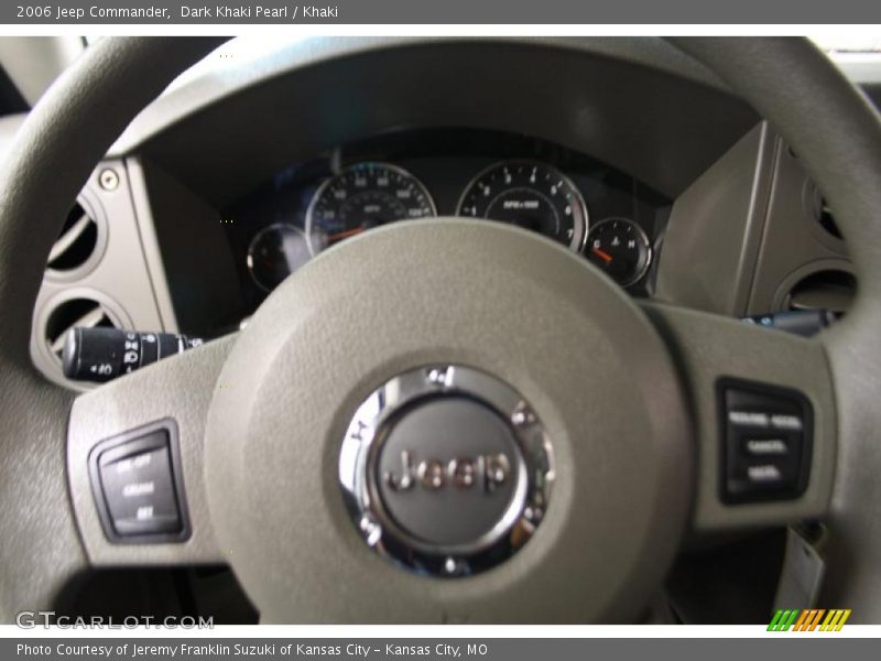 Dark Khaki Pearl / Khaki 2006 Jeep Commander