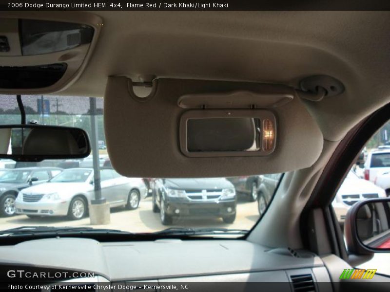 Flame Red / Dark Khaki/Light Khaki 2006 Dodge Durango Limited HEMI 4x4