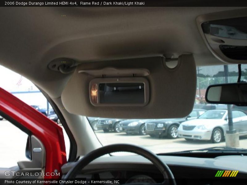 Flame Red / Dark Khaki/Light Khaki 2006 Dodge Durango Limited HEMI 4x4