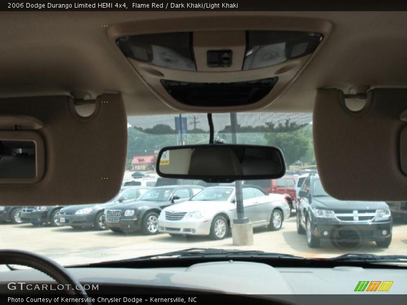 Flame Red / Dark Khaki/Light Khaki 2006 Dodge Durango Limited HEMI 4x4