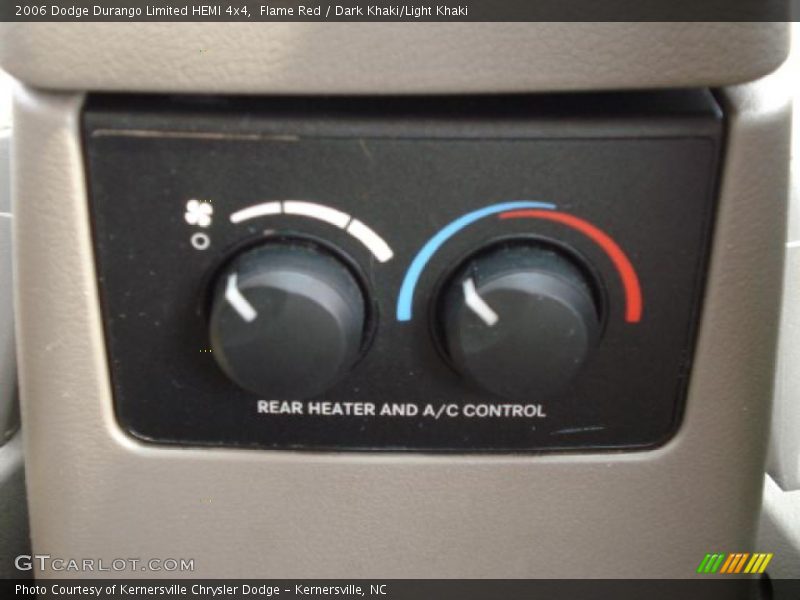 Flame Red / Dark Khaki/Light Khaki 2006 Dodge Durango Limited HEMI 4x4