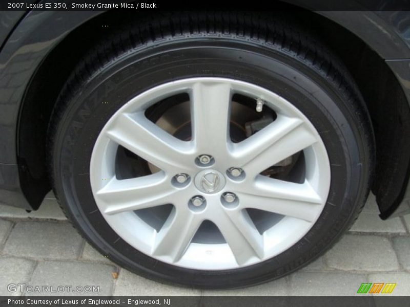 Smokey Granite Mica / Black 2007 Lexus ES 350
