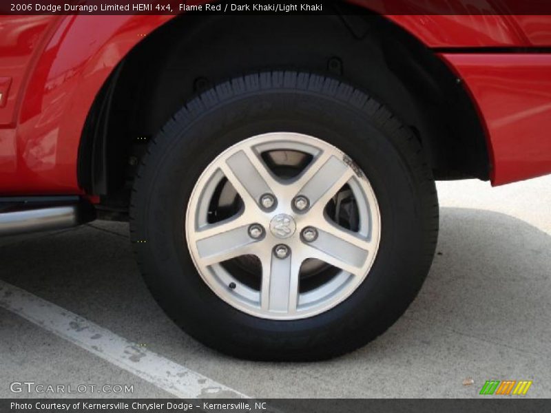 Flame Red / Dark Khaki/Light Khaki 2006 Dodge Durango Limited HEMI 4x4