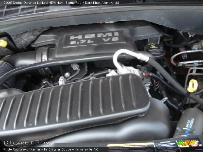 Flame Red / Dark Khaki/Light Khaki 2006 Dodge Durango Limited HEMI 4x4