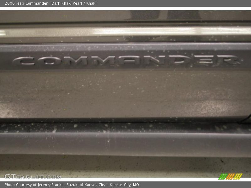 Dark Khaki Pearl / Khaki 2006 Jeep Commander