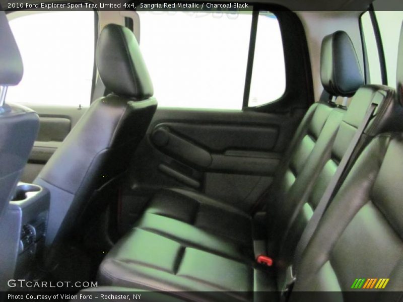 Sangria Red Metallic / Charcoal Black 2010 Ford Explorer Sport Trac Limited 4x4