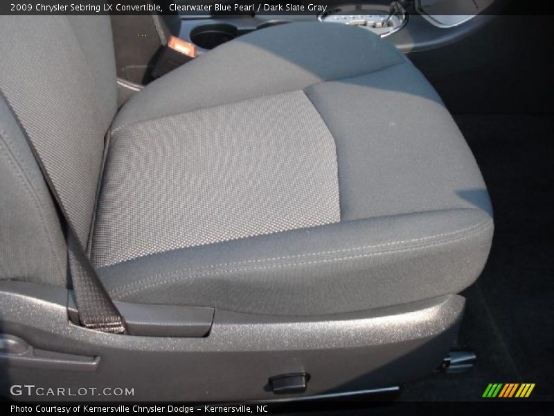 Clearwater Blue Pearl / Dark Slate Gray 2009 Chrysler Sebring LX Convertible
