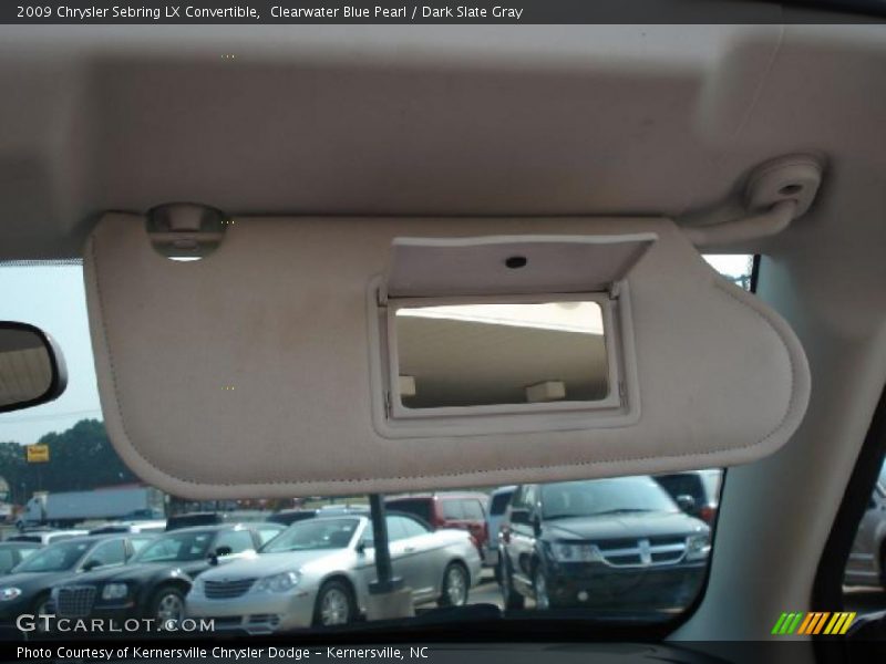 Clearwater Blue Pearl / Dark Slate Gray 2009 Chrysler Sebring LX Convertible