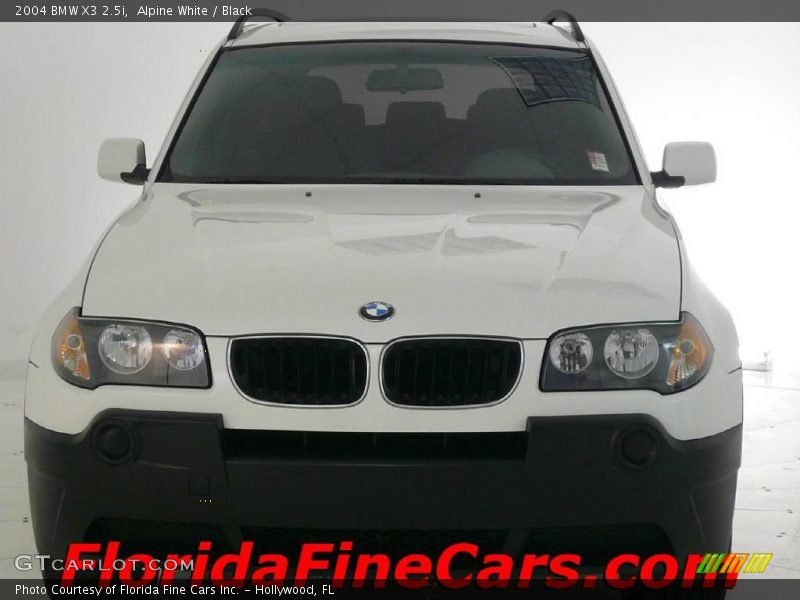 Alpine White / Black 2004 BMW X3 2.5i
