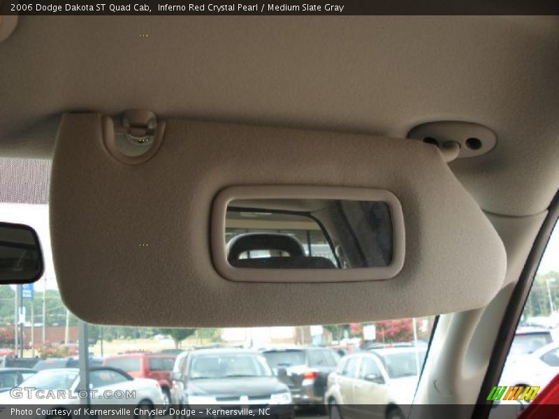 Inferno Red Crystal Pearl / Medium Slate Gray 2006 Dodge Dakota ST Quad Cab