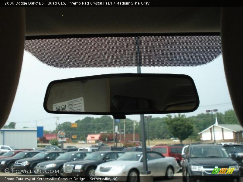 Inferno Red Crystal Pearl / Medium Slate Gray 2006 Dodge Dakota ST Quad Cab