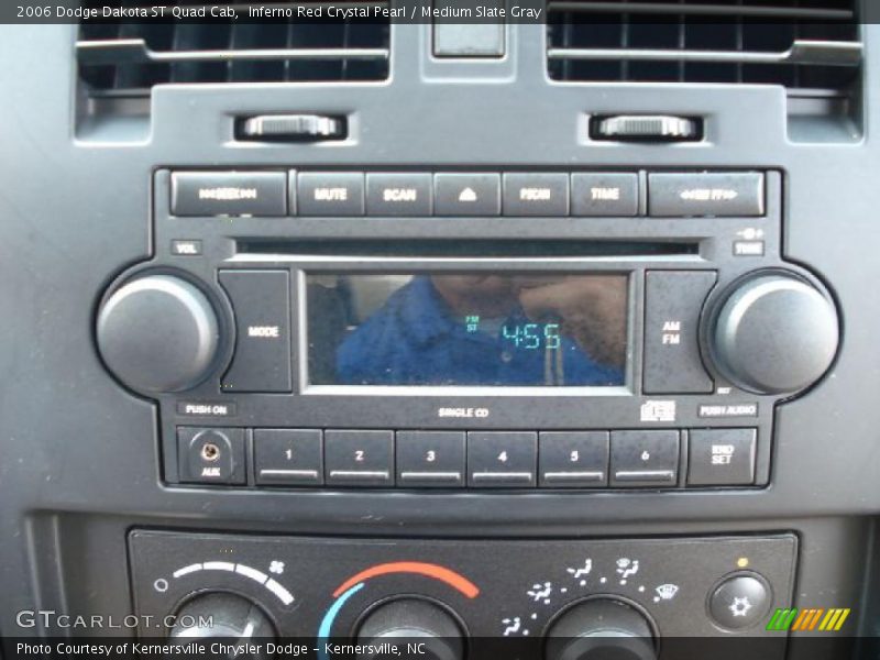 Inferno Red Crystal Pearl / Medium Slate Gray 2006 Dodge Dakota ST Quad Cab