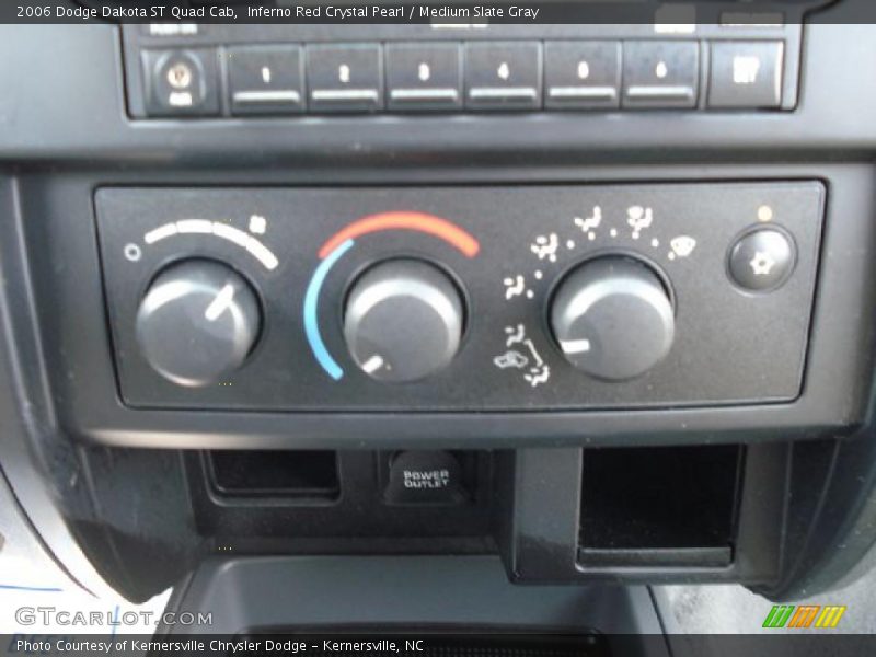 Inferno Red Crystal Pearl / Medium Slate Gray 2006 Dodge Dakota ST Quad Cab