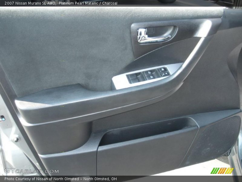 Platinum Pearl Matallic / Charcoal 2007 Nissan Murano SL AWD