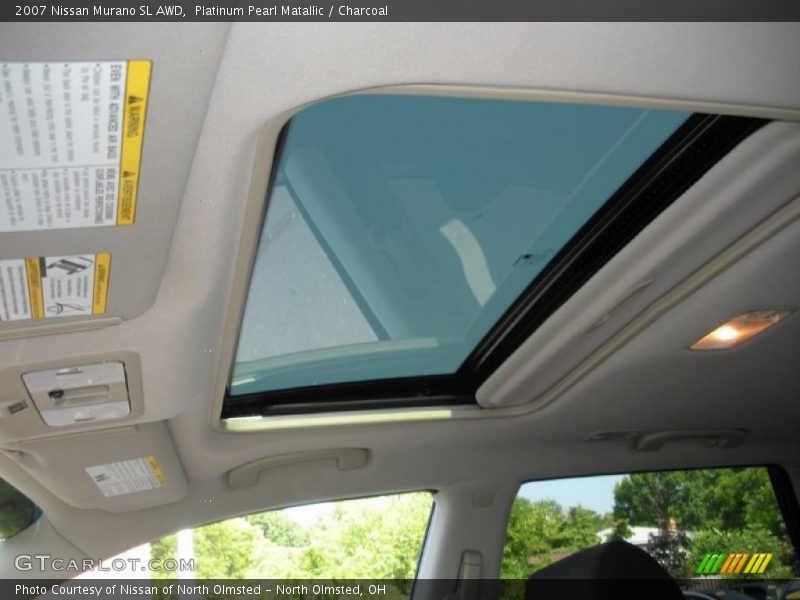 Platinum Pearl Matallic / Charcoal 2007 Nissan Murano SL AWD