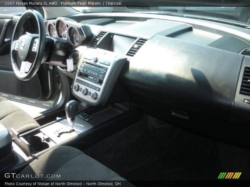 Platinum Pearl Matallic / Charcoal 2007 Nissan Murano SL AWD