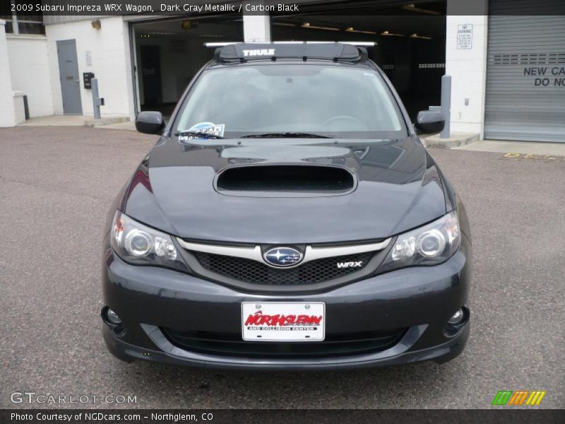 Dark Gray Metallic / Carbon Black 2009 Subaru Impreza WRX Wagon