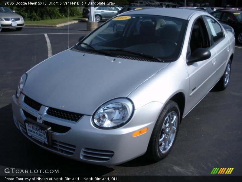 Bright Silver Metallic / Dark Slate Gray 2005 Dodge Neon SXT