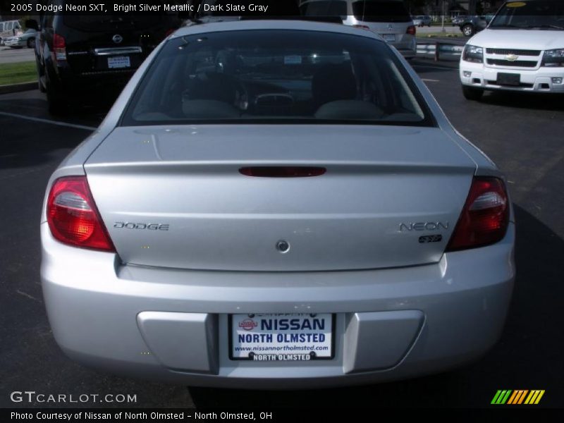 Bright Silver Metallic / Dark Slate Gray 2005 Dodge Neon SXT