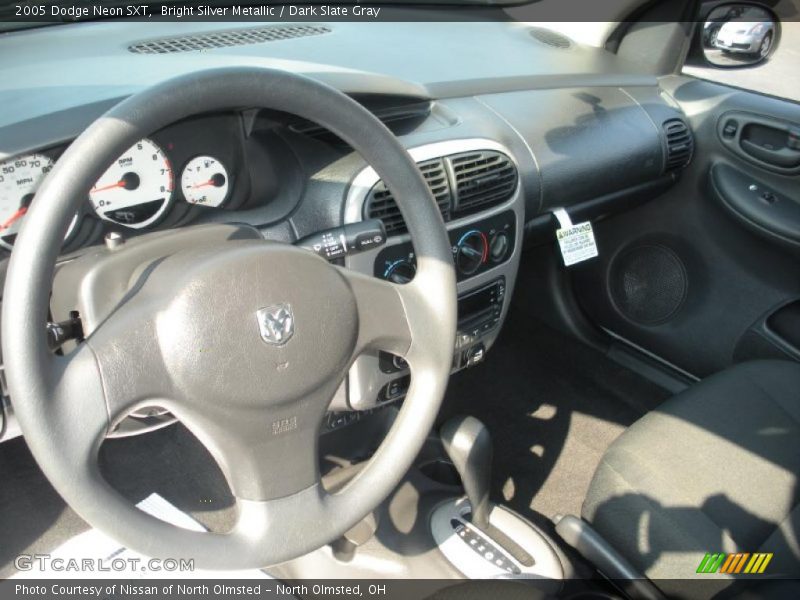 Bright Silver Metallic / Dark Slate Gray 2005 Dodge Neon SXT