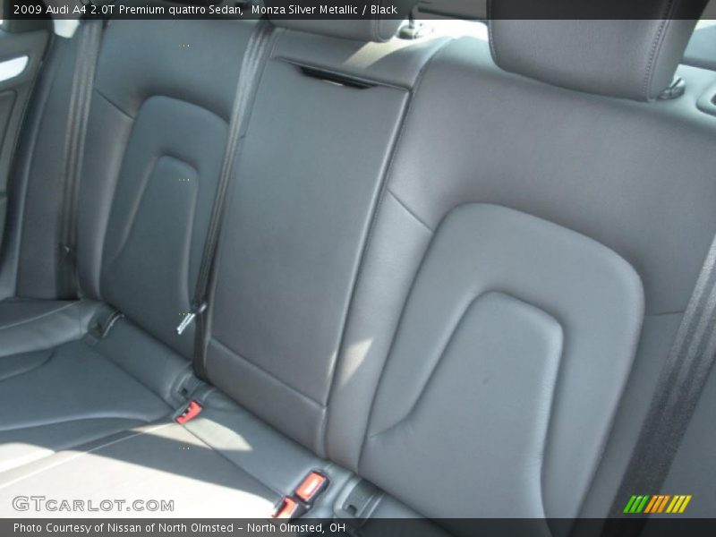 Monza Silver Metallic / Black 2009 Audi A4 2.0T Premium quattro Sedan