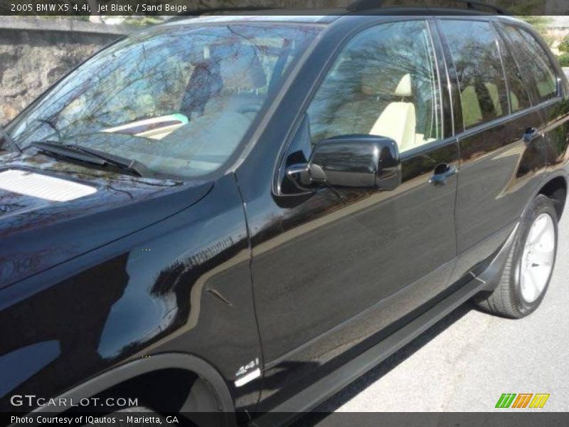 Jet Black / Sand Beige 2005 BMW X5 4.4i