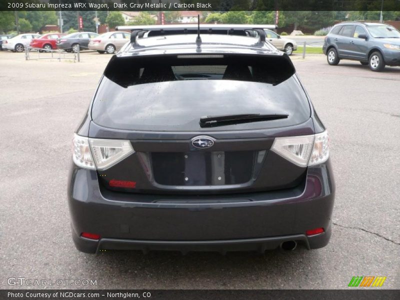 Dark Gray Metallic / Carbon Black 2009 Subaru Impreza WRX Wagon